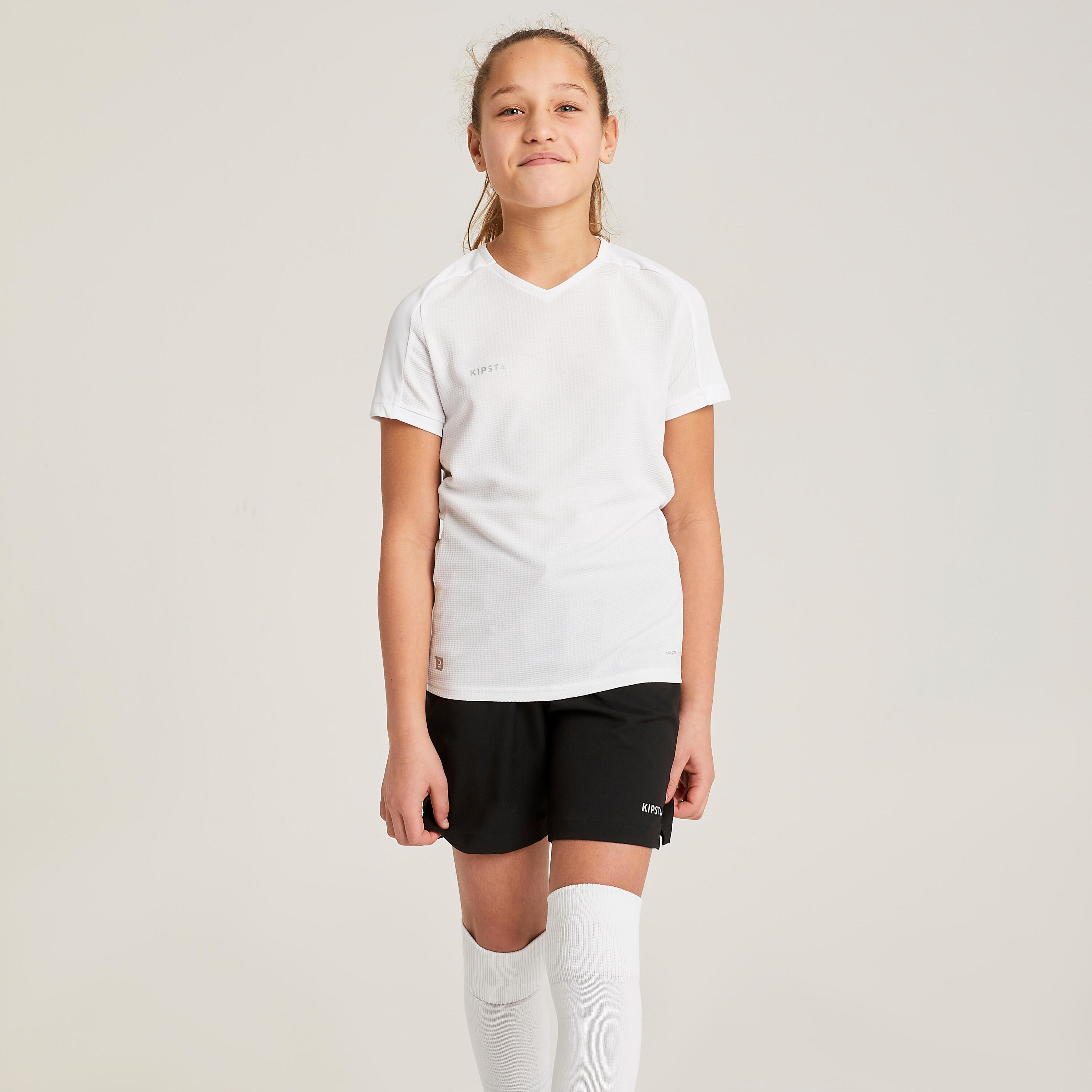 Girls' Football Shirt Viralto - White 12/13