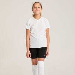 Camiseta de manga corta Fútbol Niñas Viralto blanca