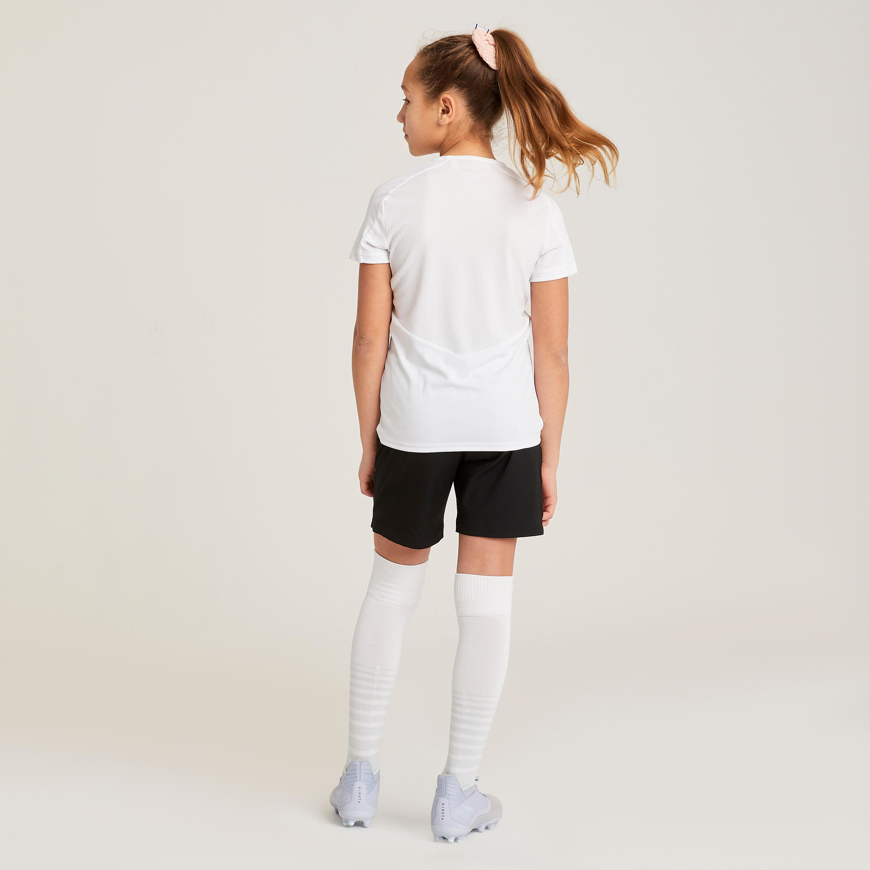Girls' Football Shorts Viralto - Black 8/12