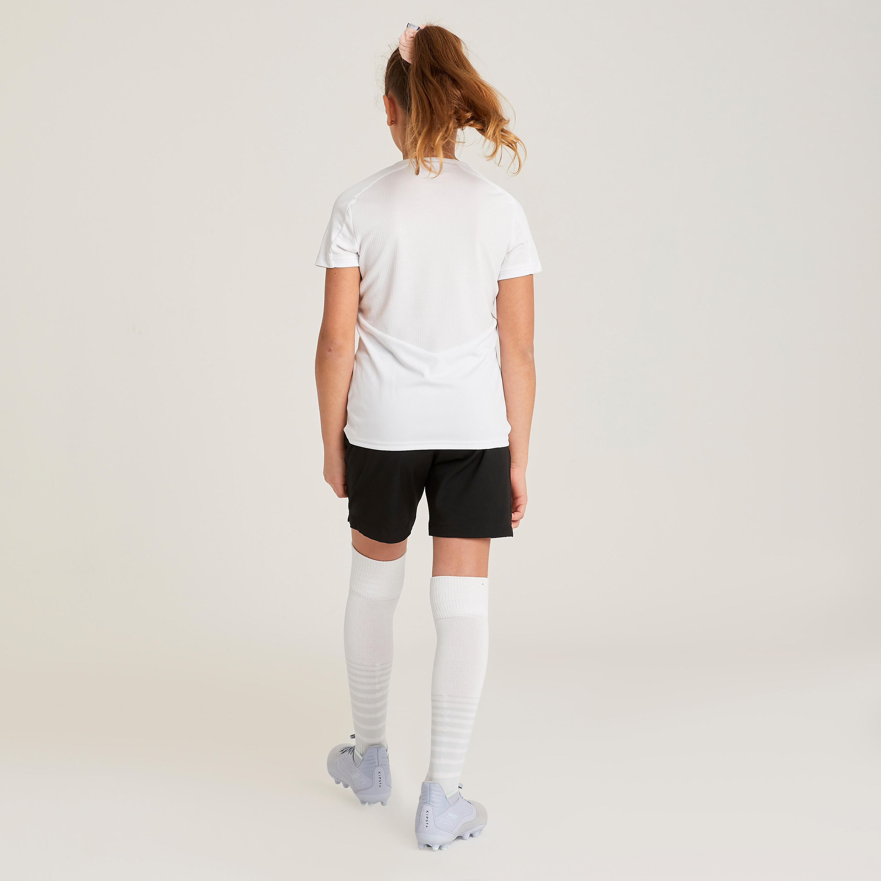 Girls' Football Shorts Viralto - Black 7/12