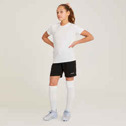 Girls' Football Shorts Viralto - Black