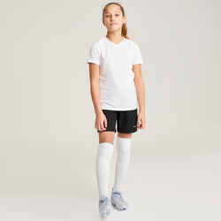 Girls' Football Shorts Viralto - Black