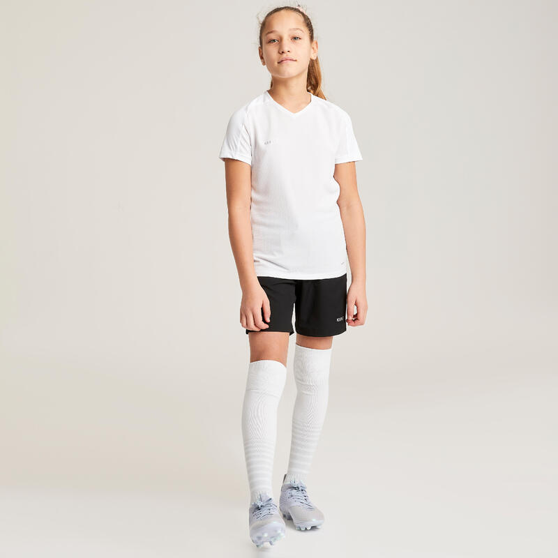 Mädchen Fussball Trikot - Viralto weiss 