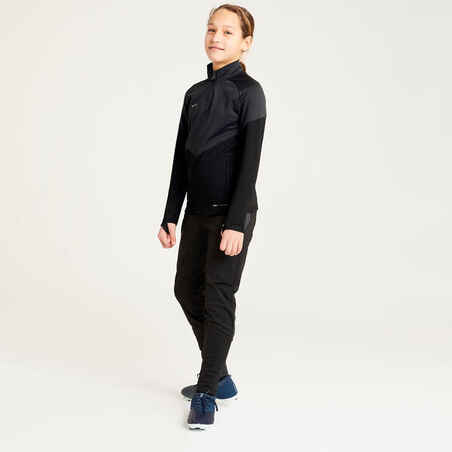 Girls' Football Training Bottoms Viralto - Black