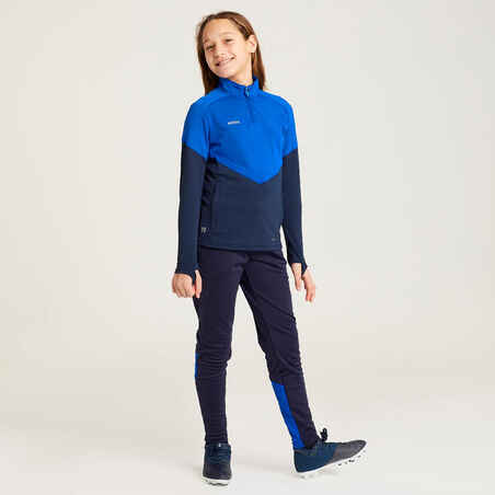 Girls' Football Training Bottoms Viralto - Blue