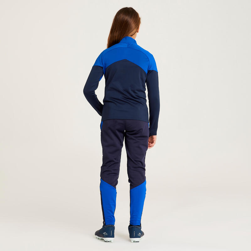 PANTALON D'ENTRAINEMENT DE FOOTBALL FILLE VIRALTO BLEU