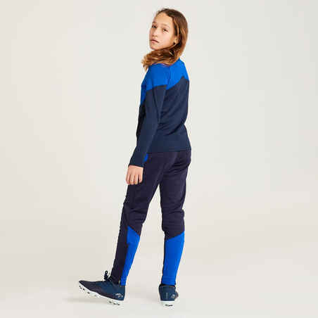 Girls' Football Training Bottoms Viralto - Blue