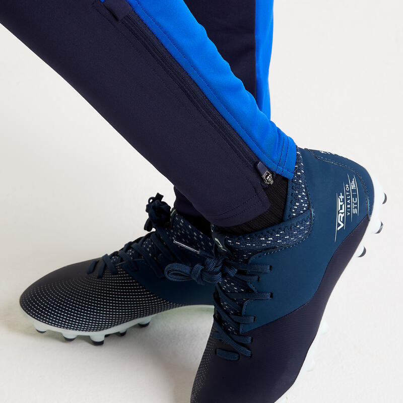 Pantalón de cándal fútbol Niña para entrenamiento Viralto azul