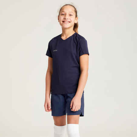 Girls' Football Shorts Viralto - Blue - Decathlon