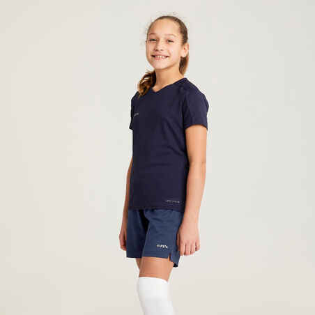 Girls' Football Shorts Viralto - Blue