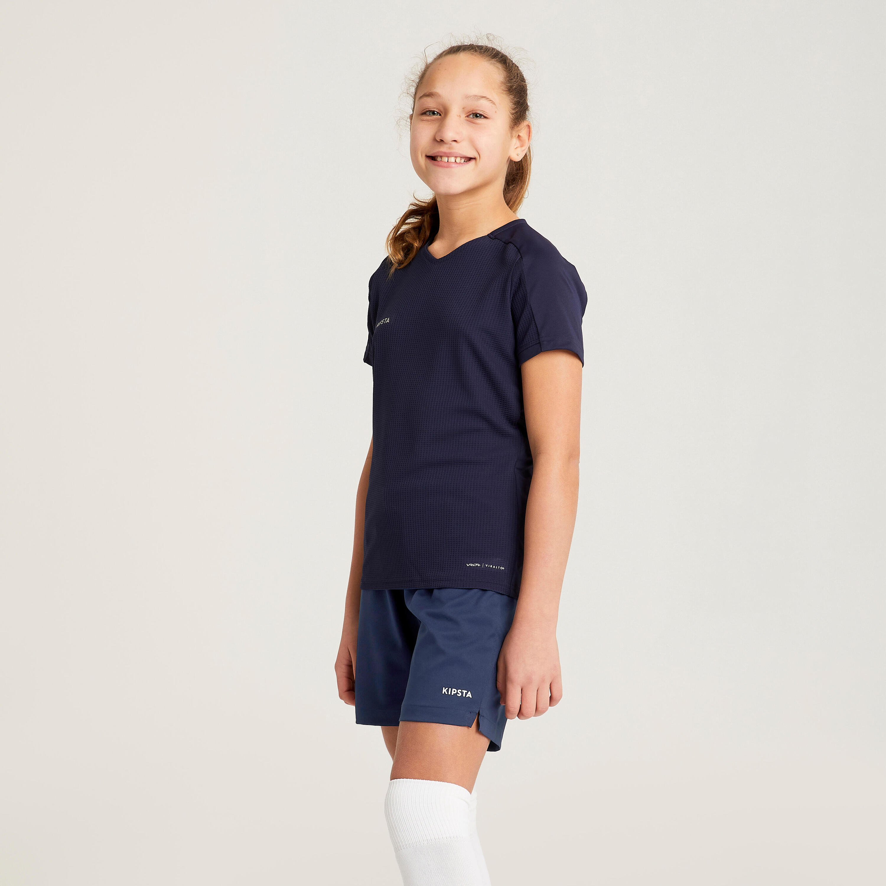 Girls' Football Shorts Viralto - Blue 6/10