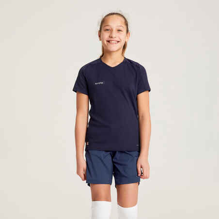 Girls' Football Shorts Viralto - Blue