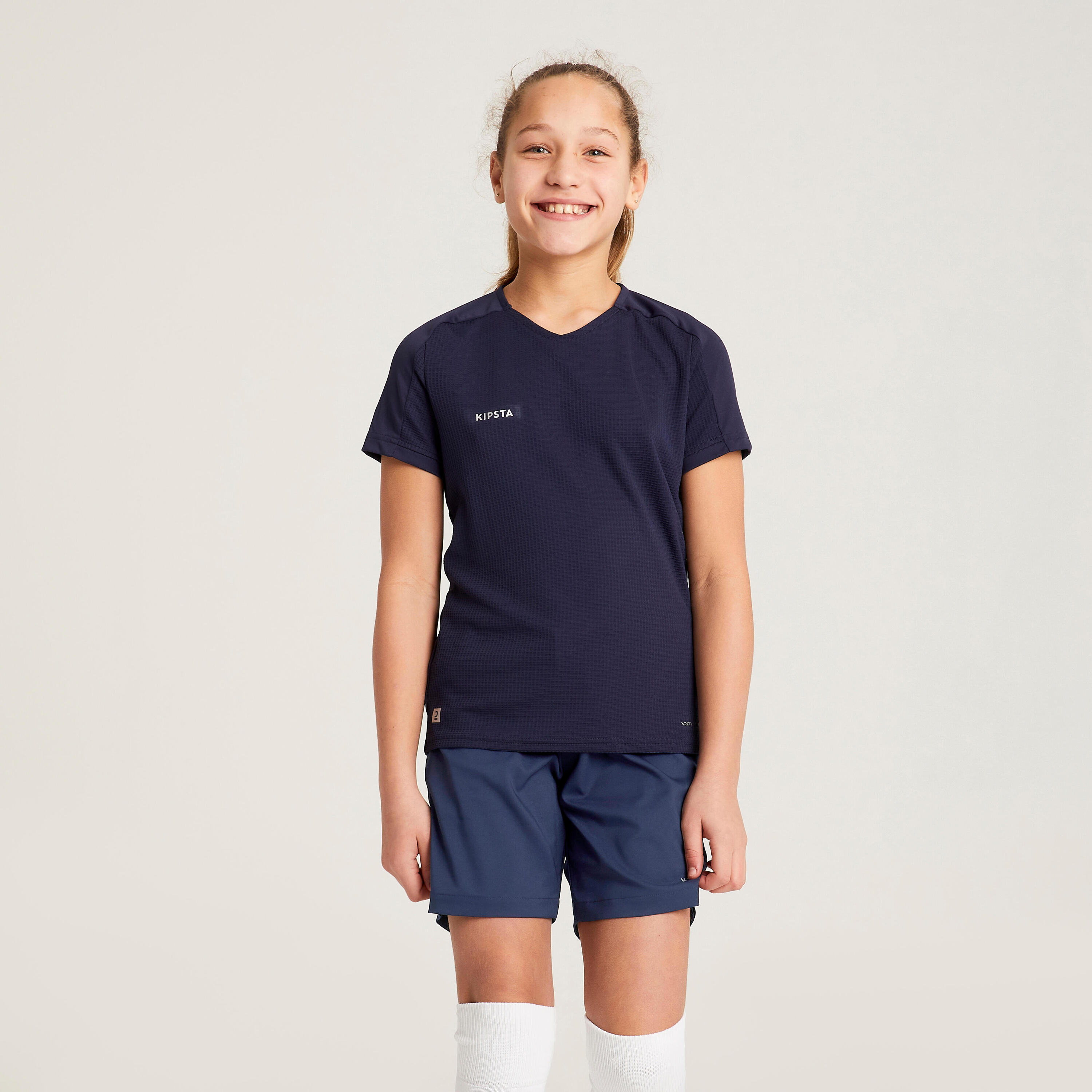 Girls' Football Shorts Viralto - Blue 5/10