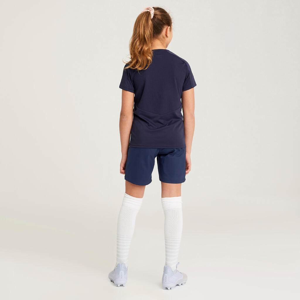 Girls' Football Shorts Viralto - Green