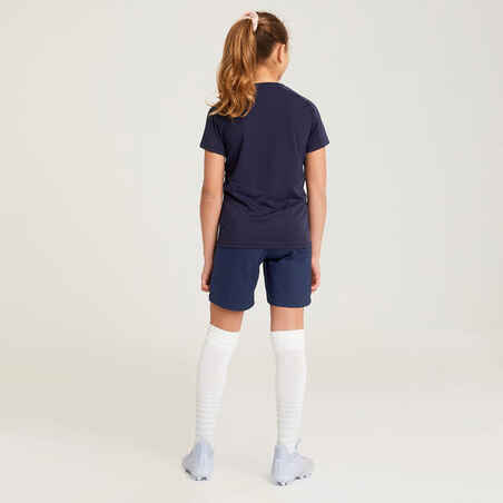 Girls' Football Shorts Viralto - Blue