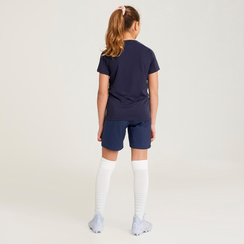 Voetbalshirt meisjes Viralto+ blauw