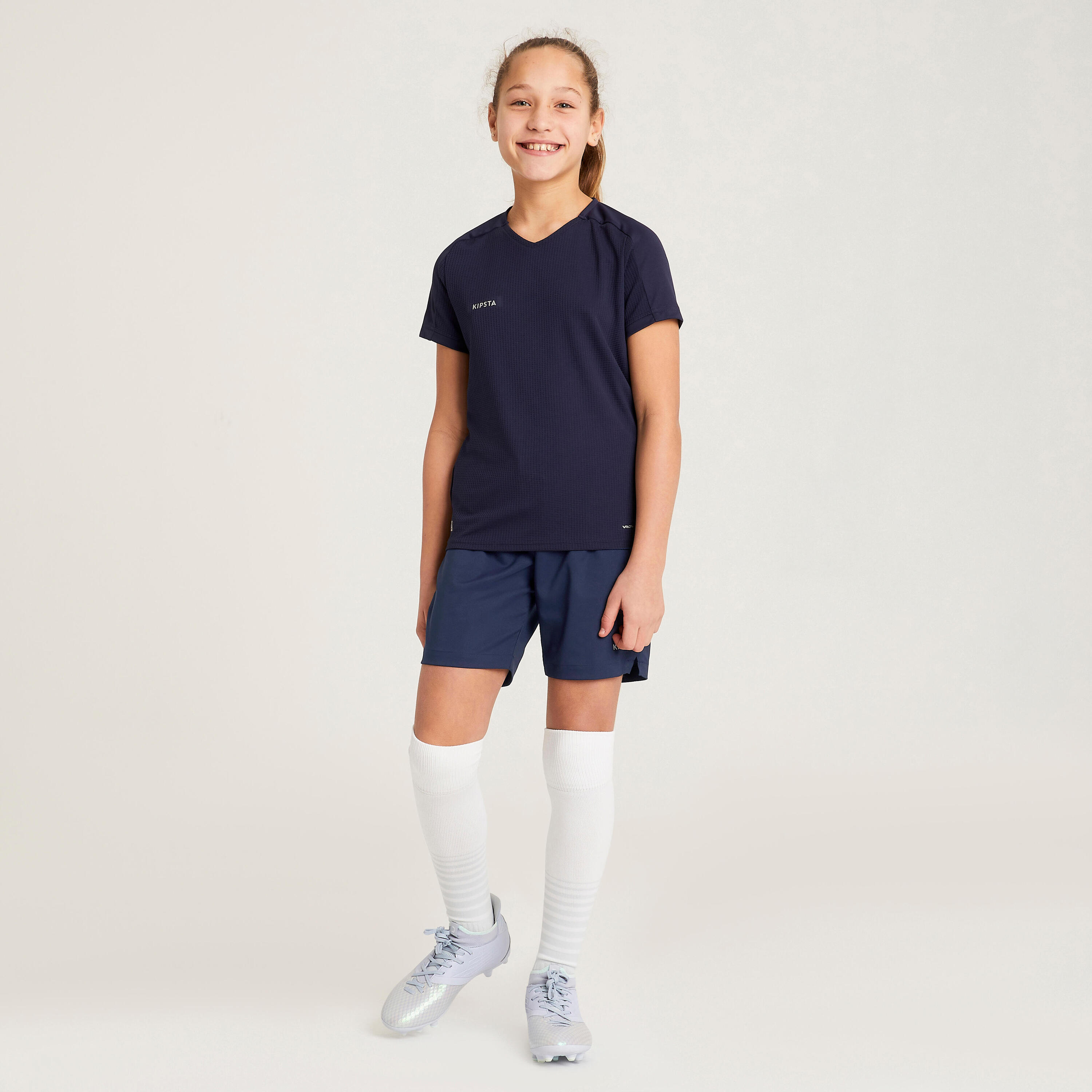 KIPSTA Girls' Football Shorts Viralto - Blue