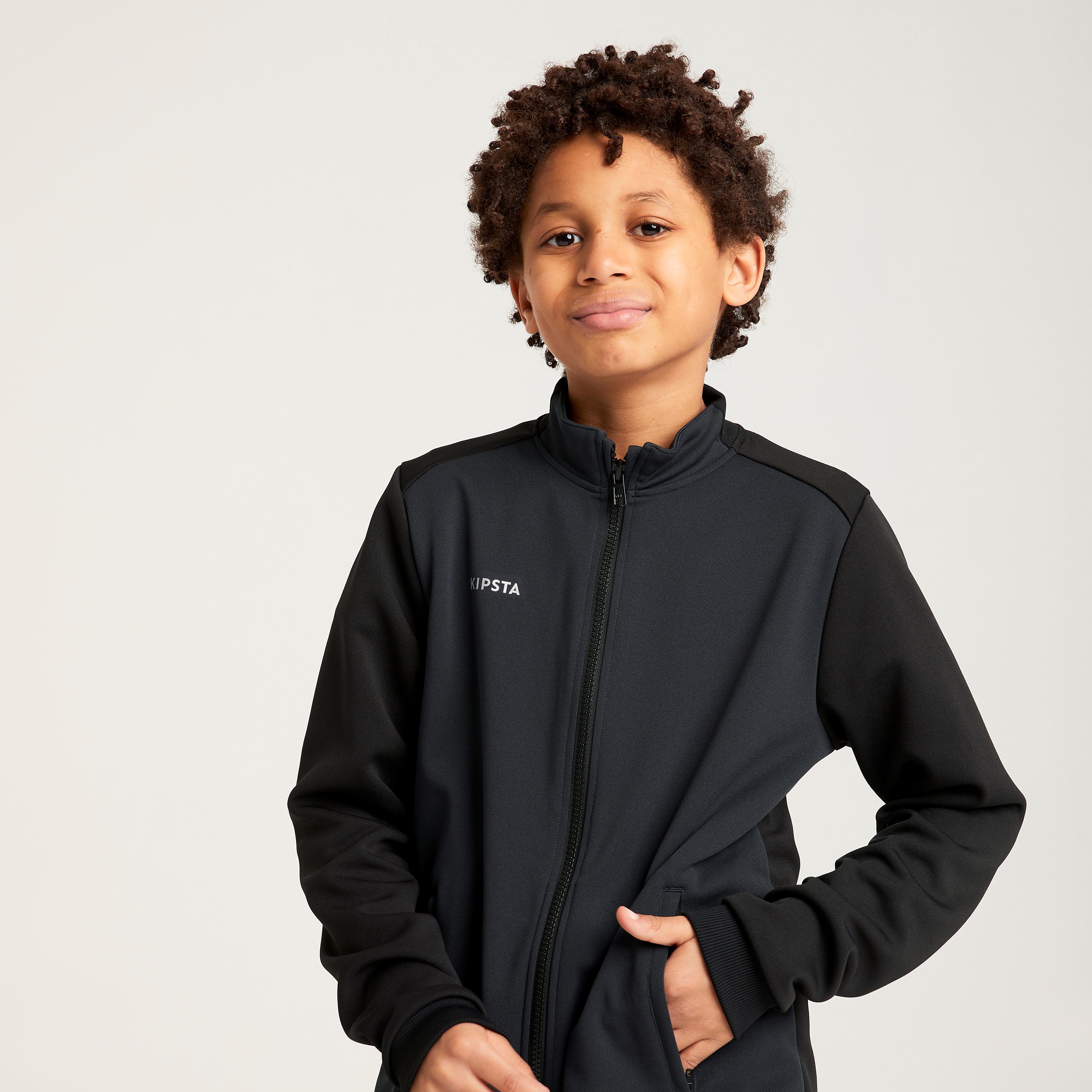 Kids' Football Training Jacket Essential - KIPSTA