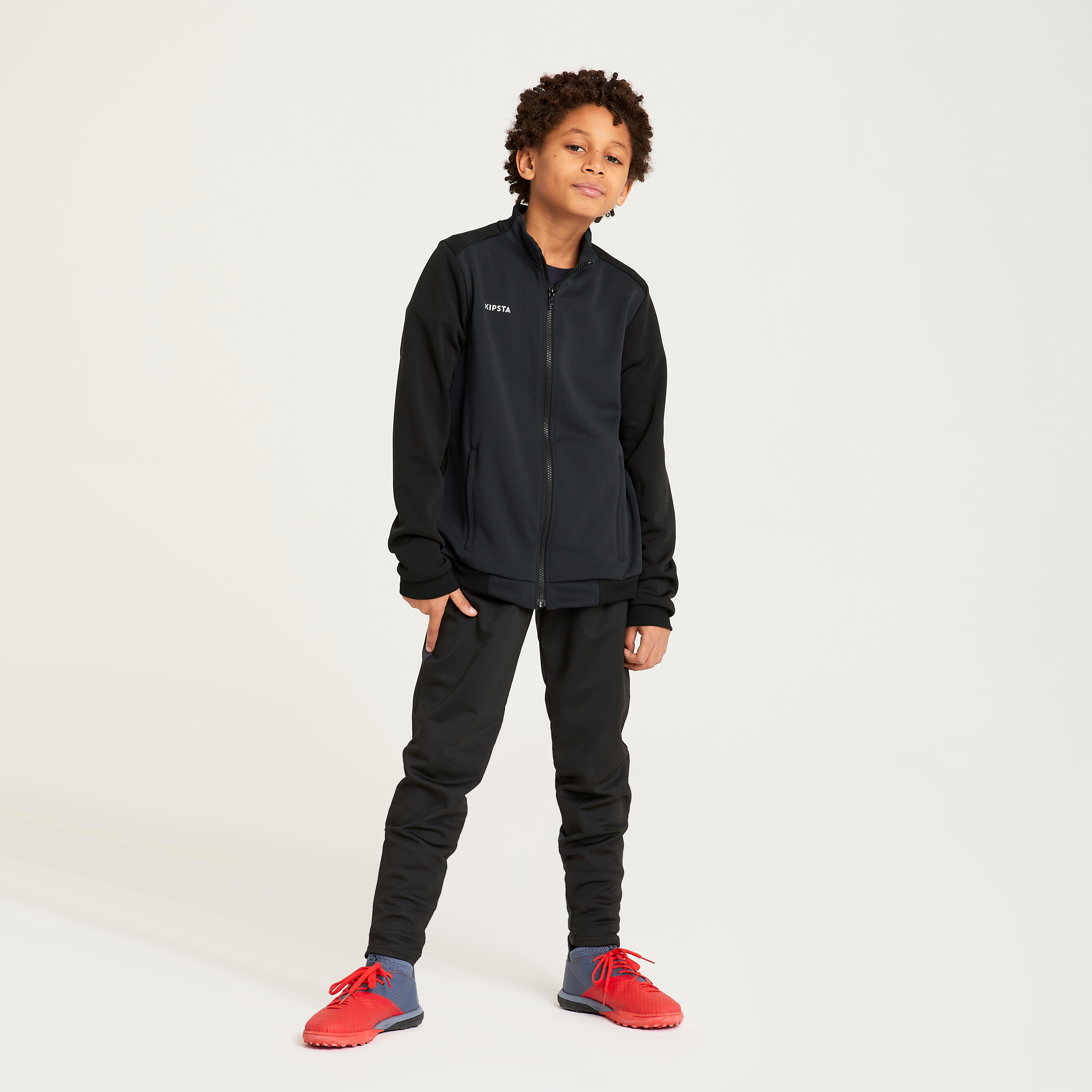 Kids' Football Training Jacket Essential - KIPSTA