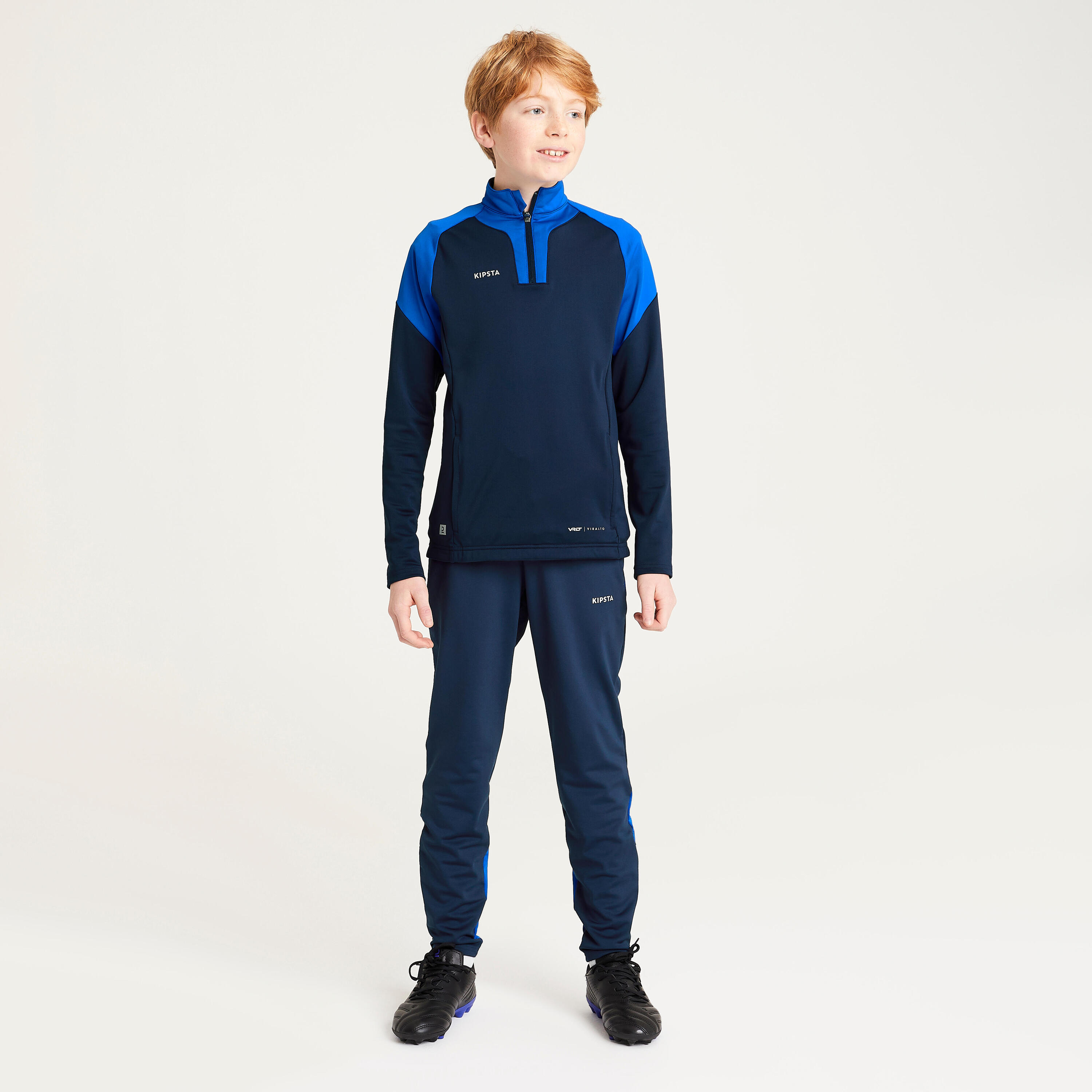 KIPSTA Voetbal trainingsbroek kind Viralto Club marineblauw/blauw