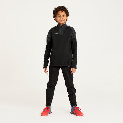 Tweedehands - voetbal training top kind viralto club zwart/grijs.