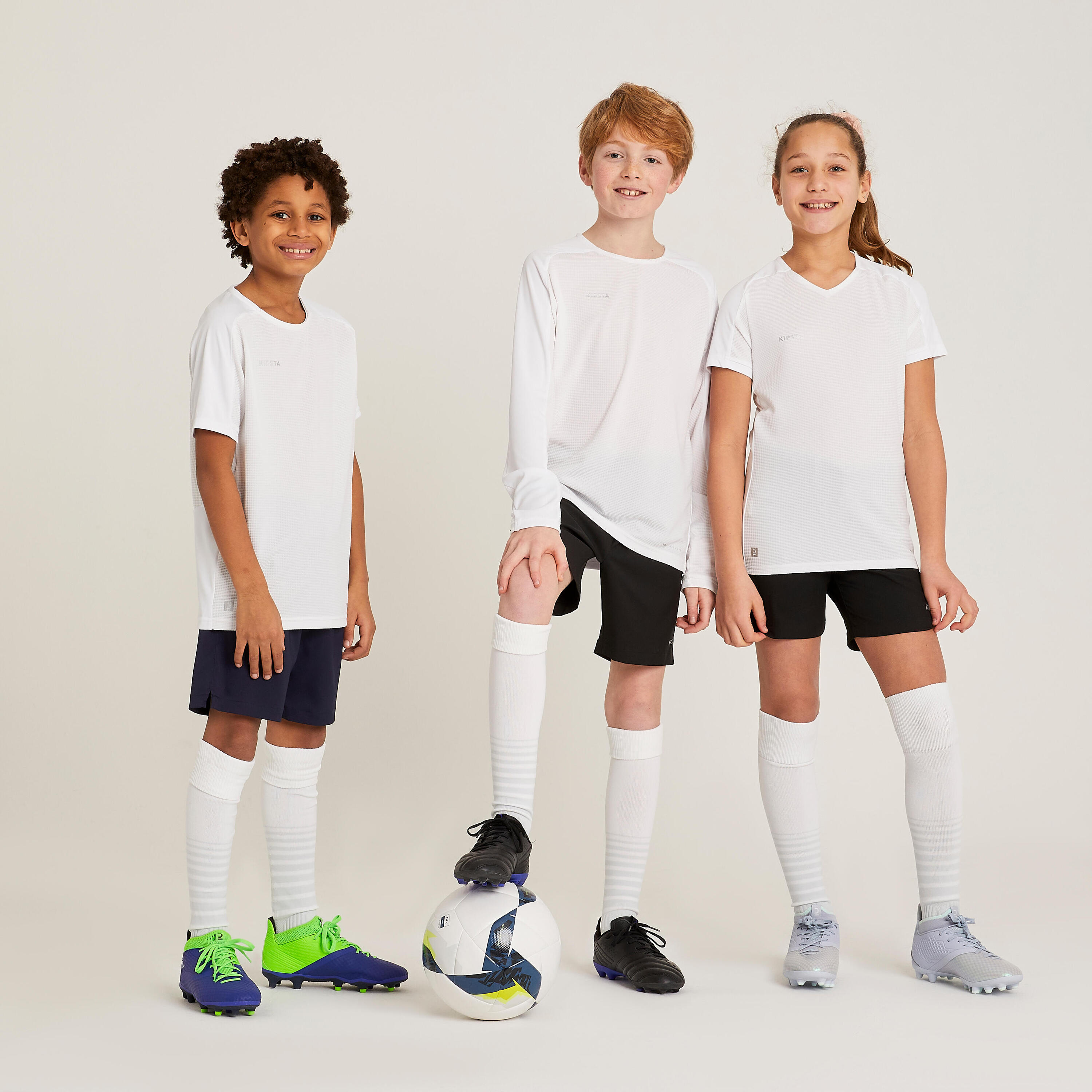 Girls' Football Shirt Viralto - White 2/13