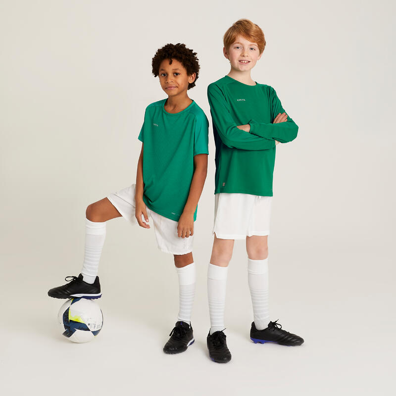 Voetbalshirt met lange mouwen kinderen Viralto Club groen