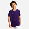 Vaikiški trumparankoviai futbolo marškinėliai „Viralto Club“, violetiniai