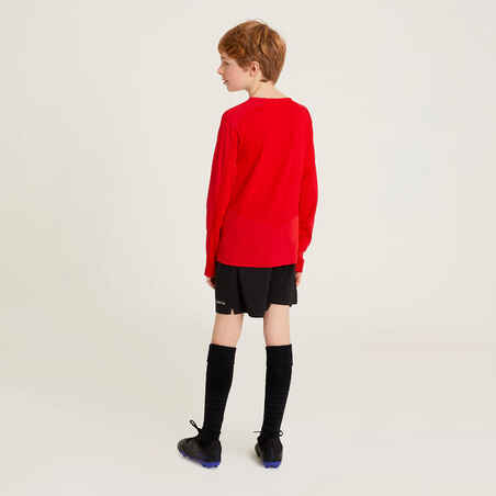 Kids' Long-Sleeved Football Shirt Viralto Club - Red