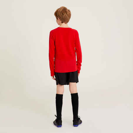 Kids' Long-Sleeved Football Shirt Viralto Club - Red