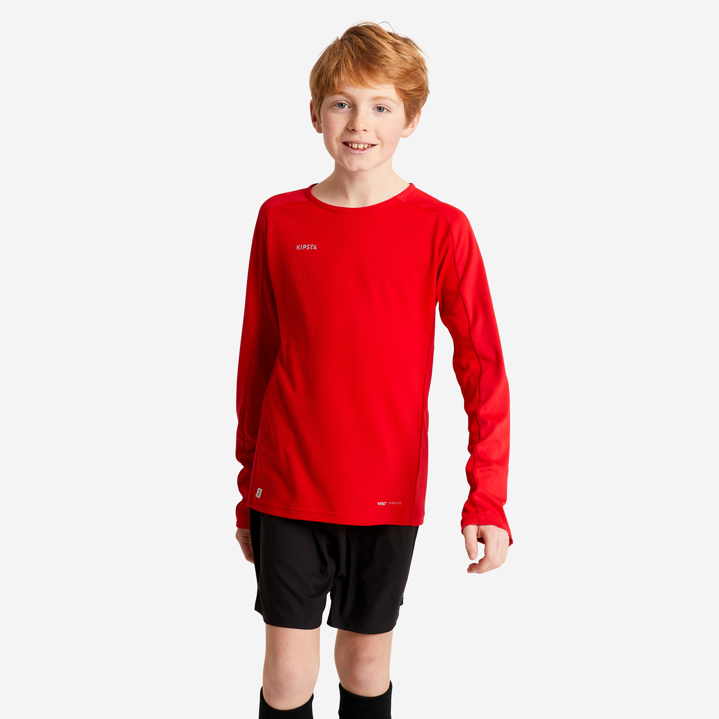 VIRALTO CLUB JR LONG SLEEVE SOCCER JERSEY RED