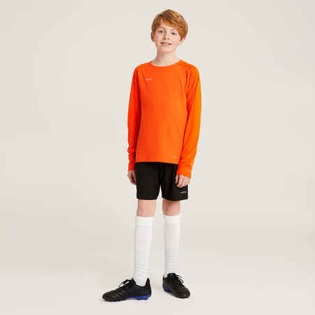 Kids' Long-Sleeved Football Shirt Viralto Club - Orange