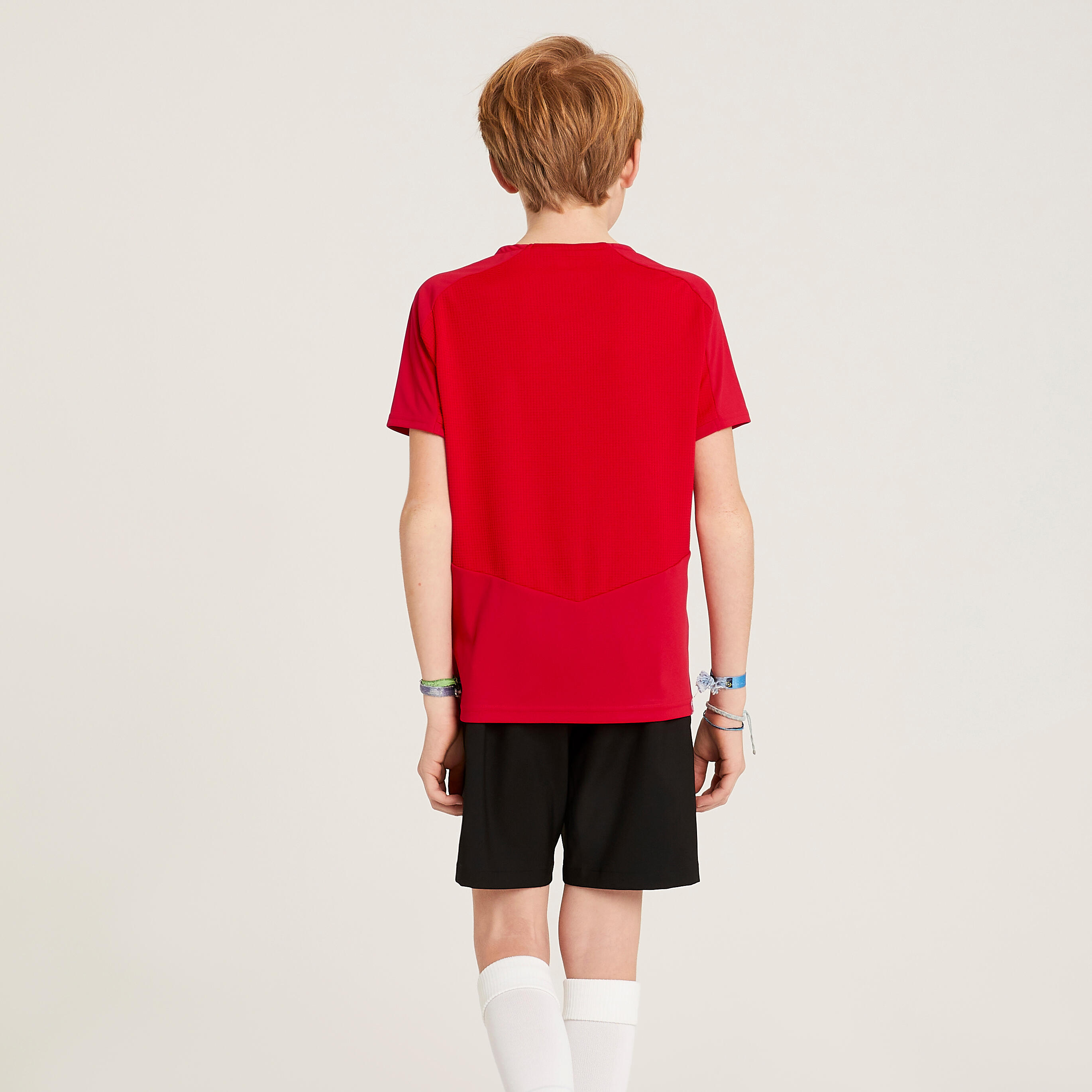 Voetbalshirt kind Viralto Club rood 3/8