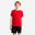 Camiseta de fútbol manga corta Niños Kipsta Viralto Club roja