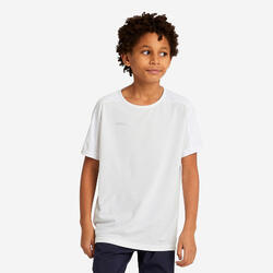 Camiseta de fútbol manga corta Niños Kipsta Viralto Club blanca