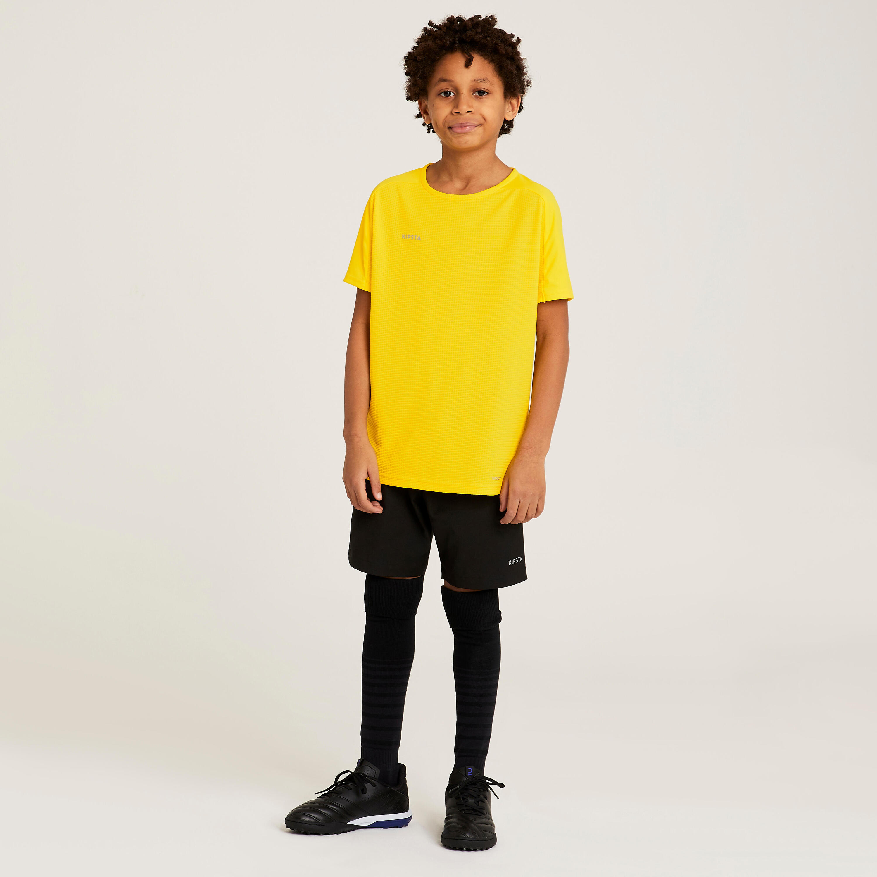 Voetbalshirt kind Viralto Club geel 5/7