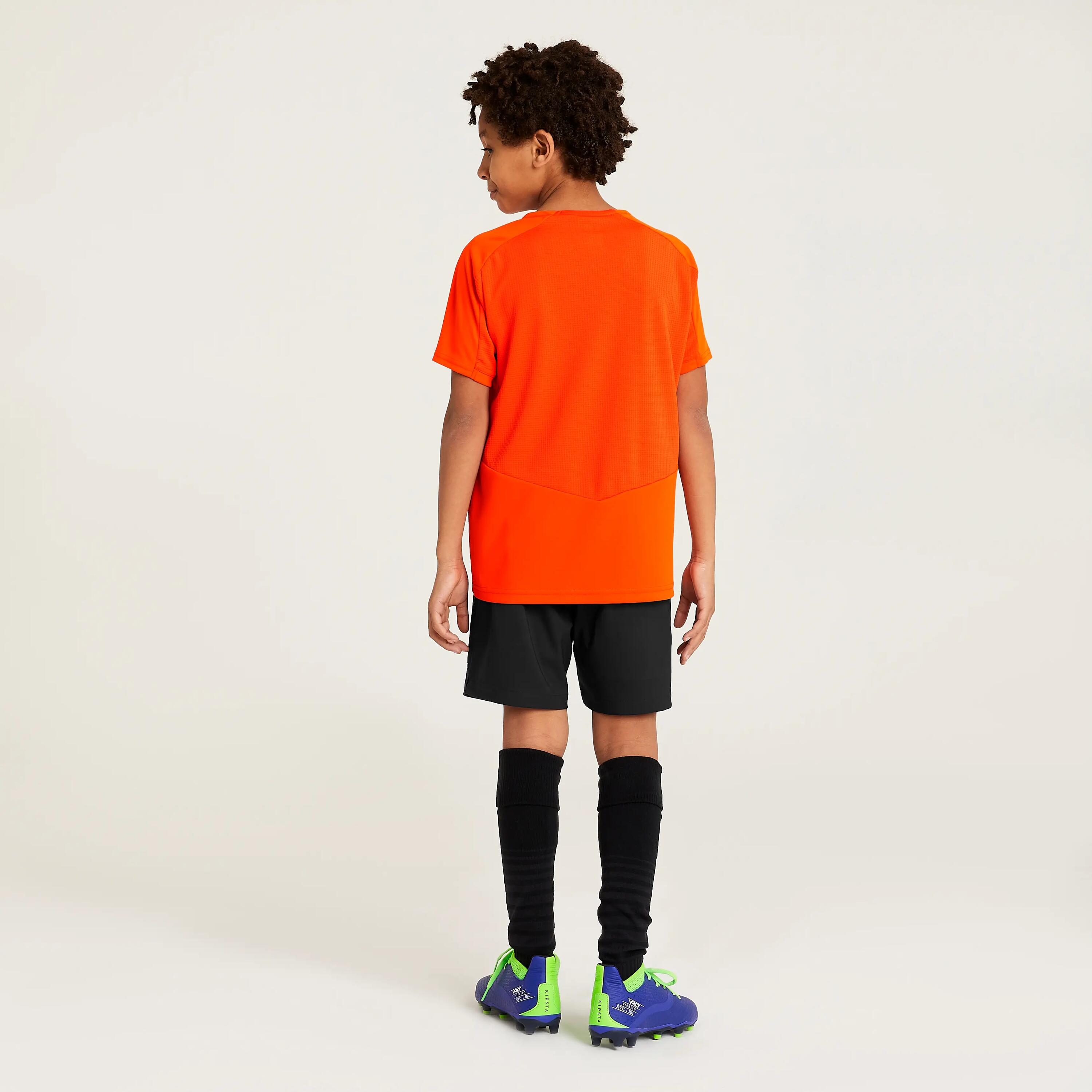 Kids' Short-Sleeved Football Shirt Viralto Club Jr - Orange -  5