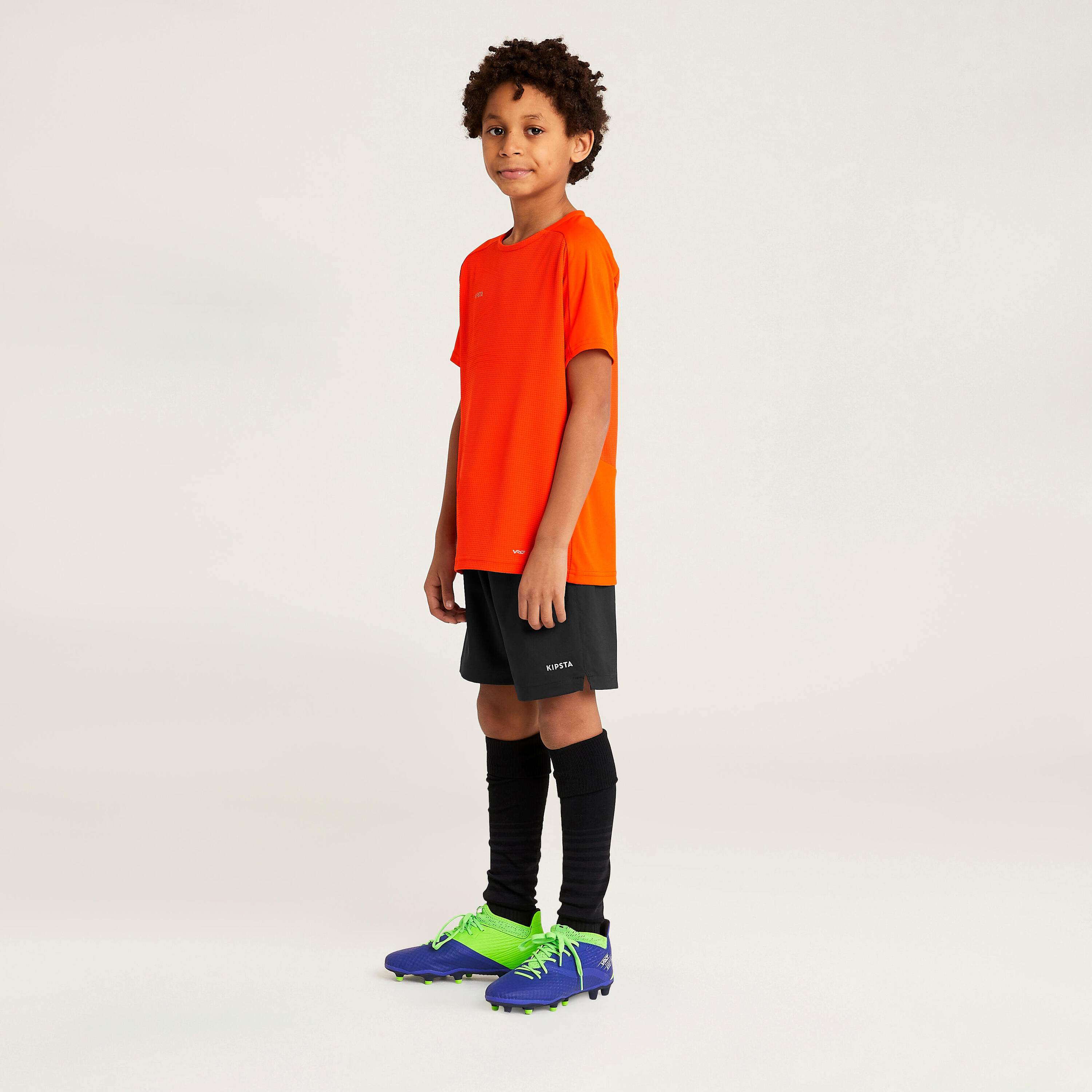 Voetbalshirt kind Viralto Club oranje 3/8