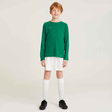Kids' Long-Sleeved Football Shirt Viralto Club - Green