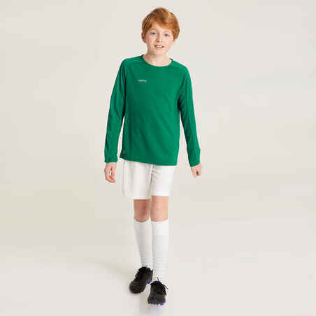 Kids' Long-Sleeved Football Shirt Viralto Club - Green