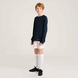 Kids' Long-Sleeved Football Shirt Viralto Club - Navy Blue