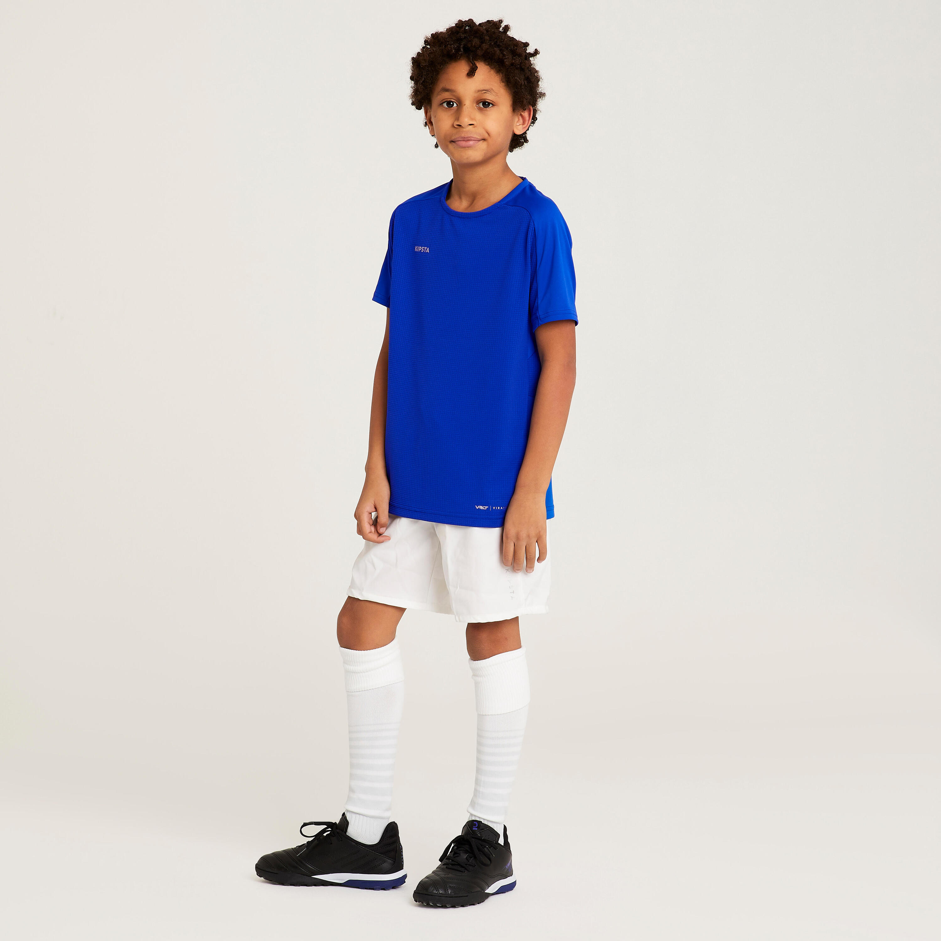 Kinder Fußball Trikot kurzarm - VIRALTO Club blau 2/4