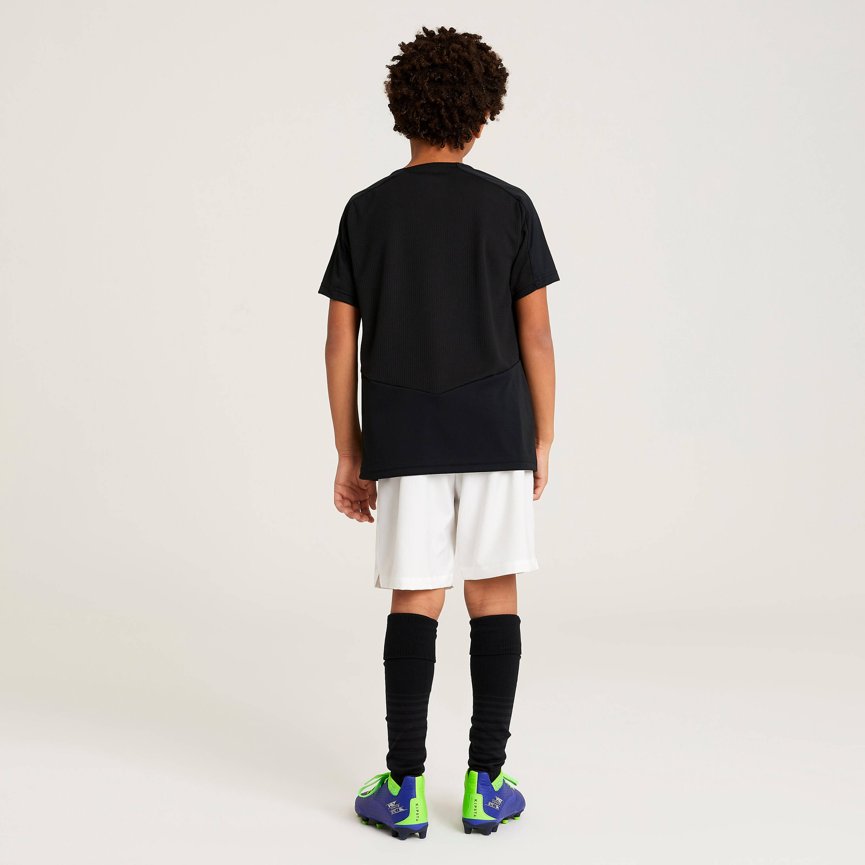 Kids' Short-Sleeved Football Shirt Viralto Club Jr - Black -  5