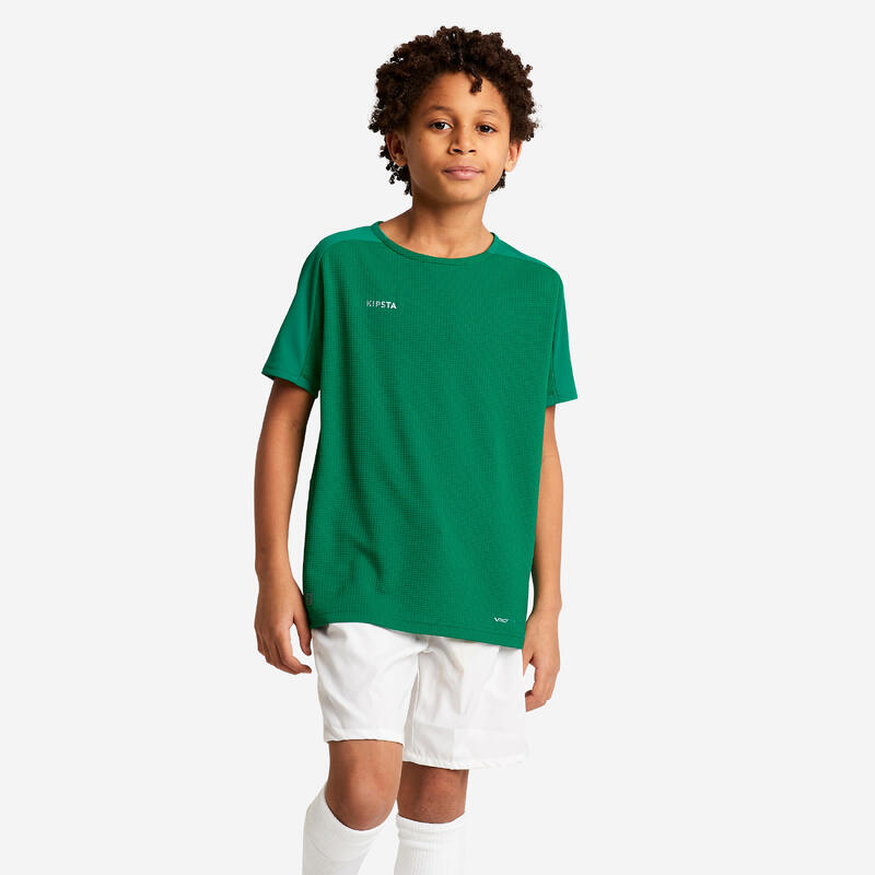 MAILLOT DE FOOTBALL MANCHES COURTES VIRALTO CLUB JR VERT