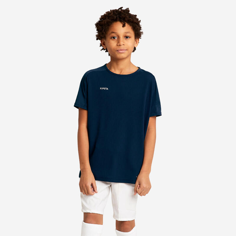 Dětský fotbalový dres s krátkým rukávem Viralto Club JR tmavě modrý