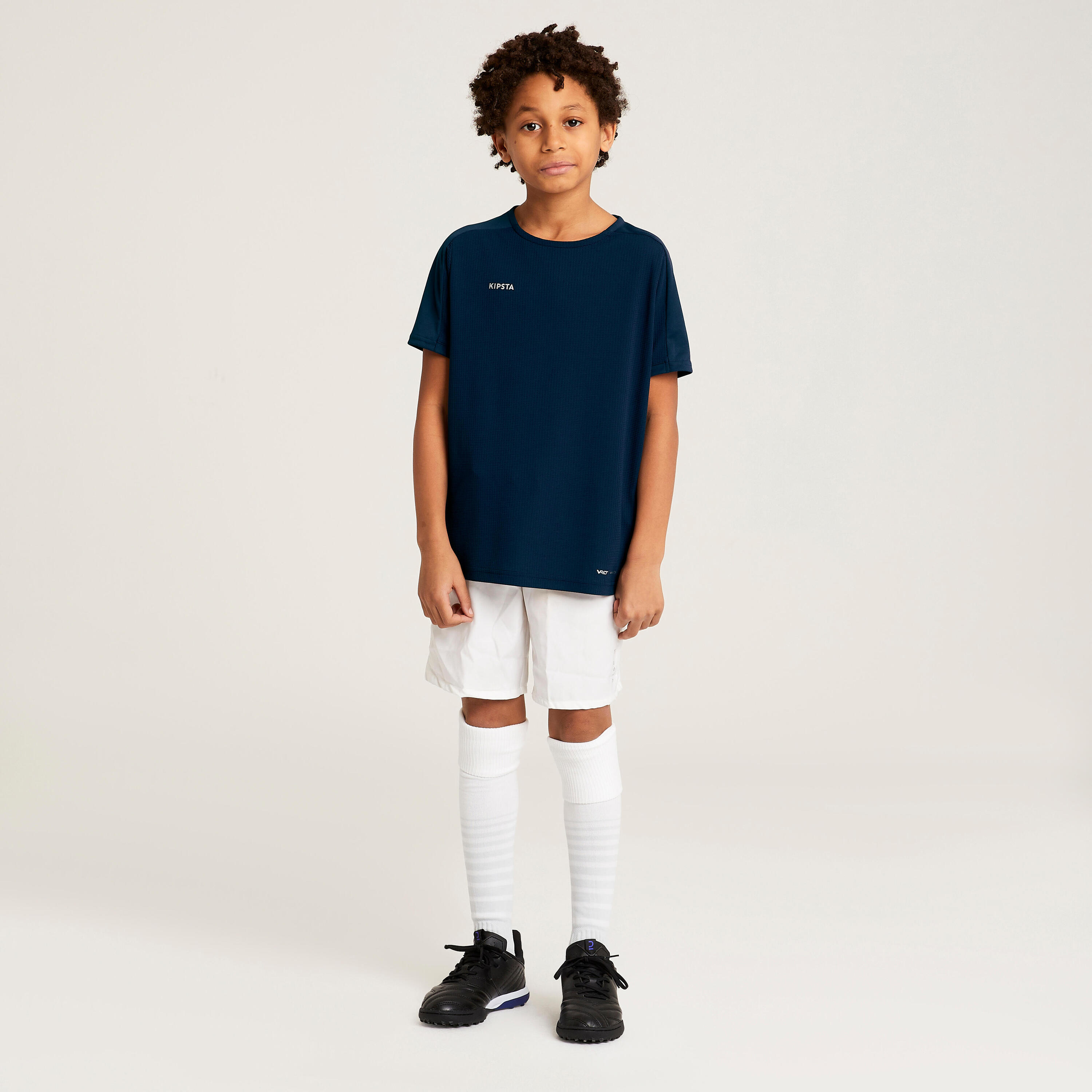 Voetbalshirt kind Viralto Club marineblauw 5/6