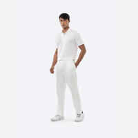 MENS CRICKET WHITE TROUSERS TS 100