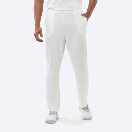 MENS CRICKET WHITE TROUSERS TS 100