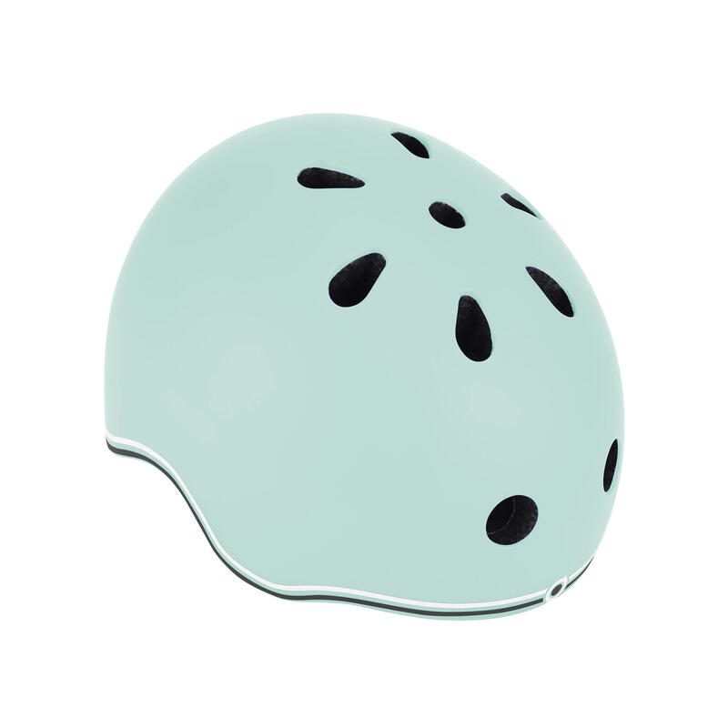 Casque enfant réglable XXS/XS bleu avec lumière integrée GO-UP