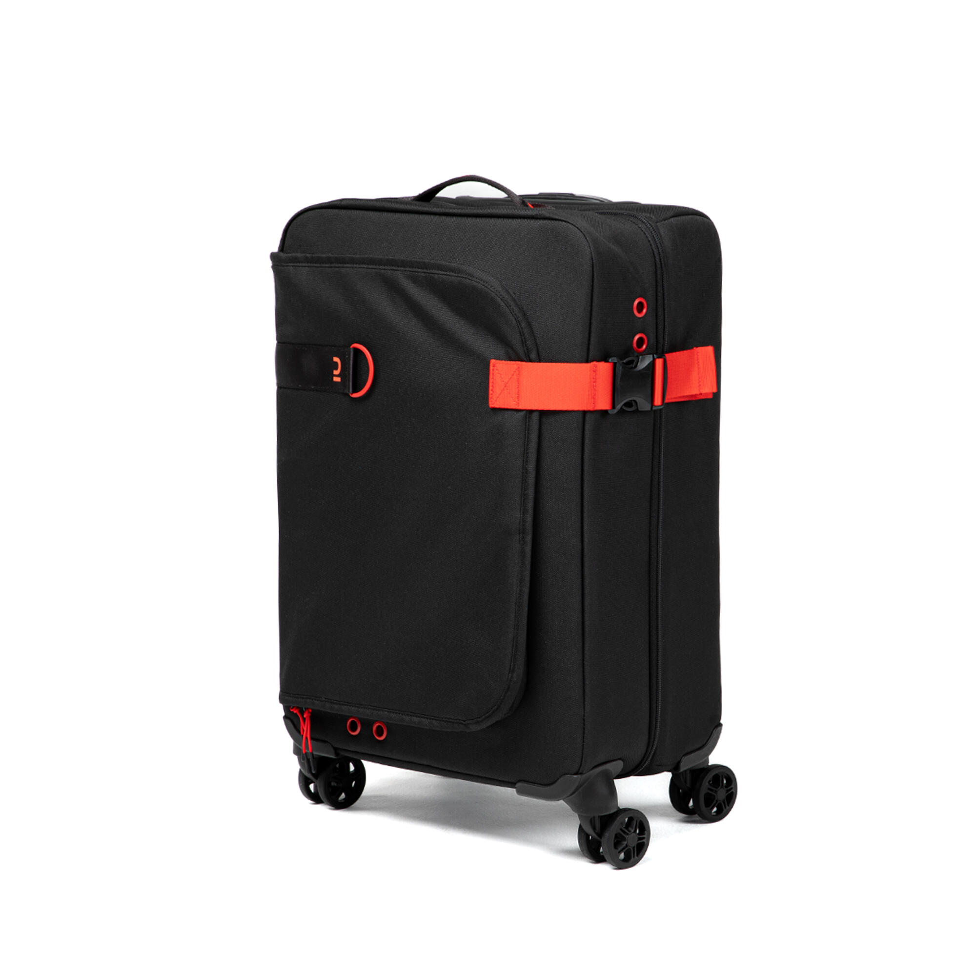 4-wheel travel bag 30L, black